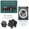 BOUMVID Star Grip Nut M12 Pack of 6, Wing Nut