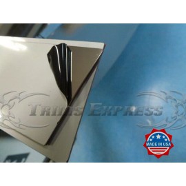 Made in USA - Trims Express 1990-1997 Lincoln Town Car 4Pc Pillar Post Trim Chrome Stainless Steel Door