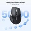 UGREEN Mouse Inalámbrico de Desplazamiento Ultrarrápido, 2.4G & Bluetooth