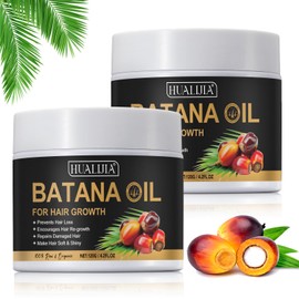 Batana Oil for Hair Growth, 100% Pure - Dr. Sebi Organic Batana Oil from Honduras, Prevent Hair Loss, Promotes Hair thickness, Men & Women 8.4 oz