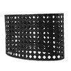 Iron Hollow Oval Lampshade Metal Engraving Hollow Lampshade Compatible for