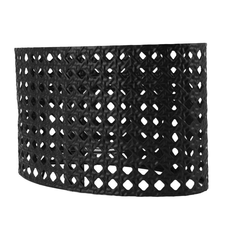 Iron Hollow Oval Lampshade Metal Engraving Hollow Lampshade Compatible for