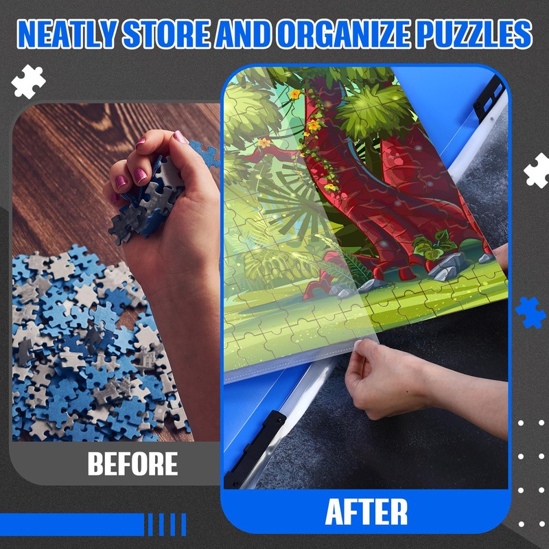 Nezyo 30 Pockets Puzzle Storage Folder Keeper for 1000 Pieces