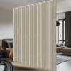 AJAZZ 100% Blackout Room Divider Curtains - Total Privacy Curtain