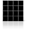 VViViD 11 Sheets Peel and Stick Black Gloss Faux Ceramic