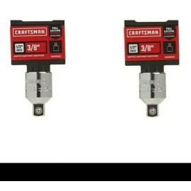 Craftsman 2 PACK CRAFTSMAN 3/8" To 1/2" Socket Adapter, 1/2-Inch Drive, Female to Male