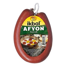 Halal Zabiha Beef Sausage, 1 LB (Afyon Sucuk)