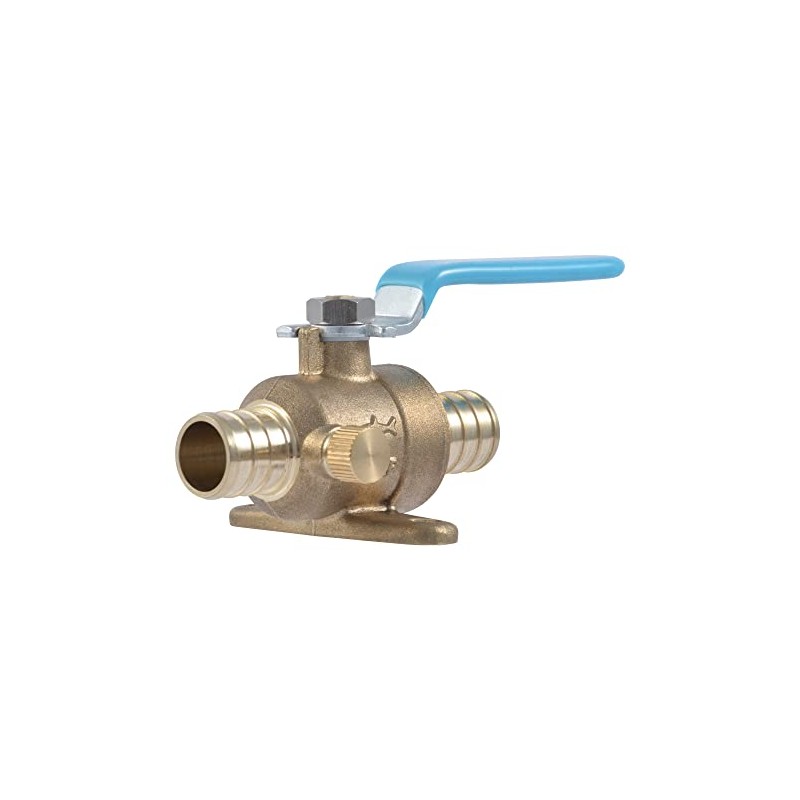 SharkBite 3/4 Inch Crimp Ball Valve with Mounting Tabs and