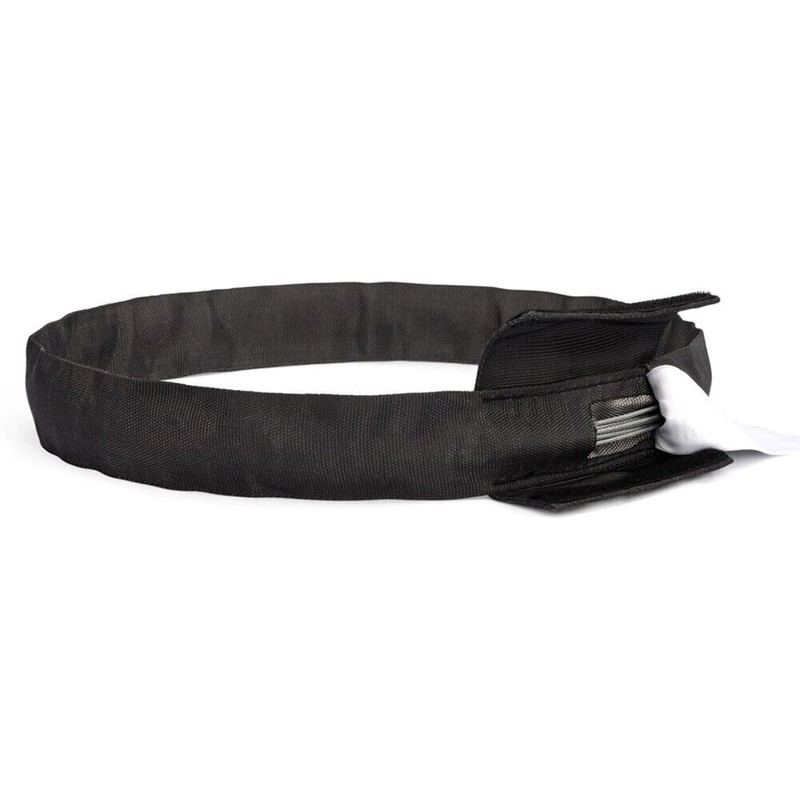Riggatec Rundschlinge Steelflex Schwarz 1t, Nutzlänge:0,5 m - Umfang:1,0 m