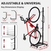 Vertical Bike Stand with Wheels, Fits 22"-29" Bikes, Tires up
