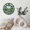Emotional Connection 25x25cm Wooden Clock Functional and Meaningfulsheet size: 25*25cm/9.843*9.843inch,