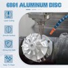 PATIKIL 6061 Aluminum Disc 1pc 3.9x1/2" Round Flat Plain Aluminum