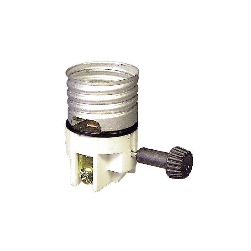 B&P Lamp® Standard Size, 3-Way Porcelain Turn-Knob Socket Interior