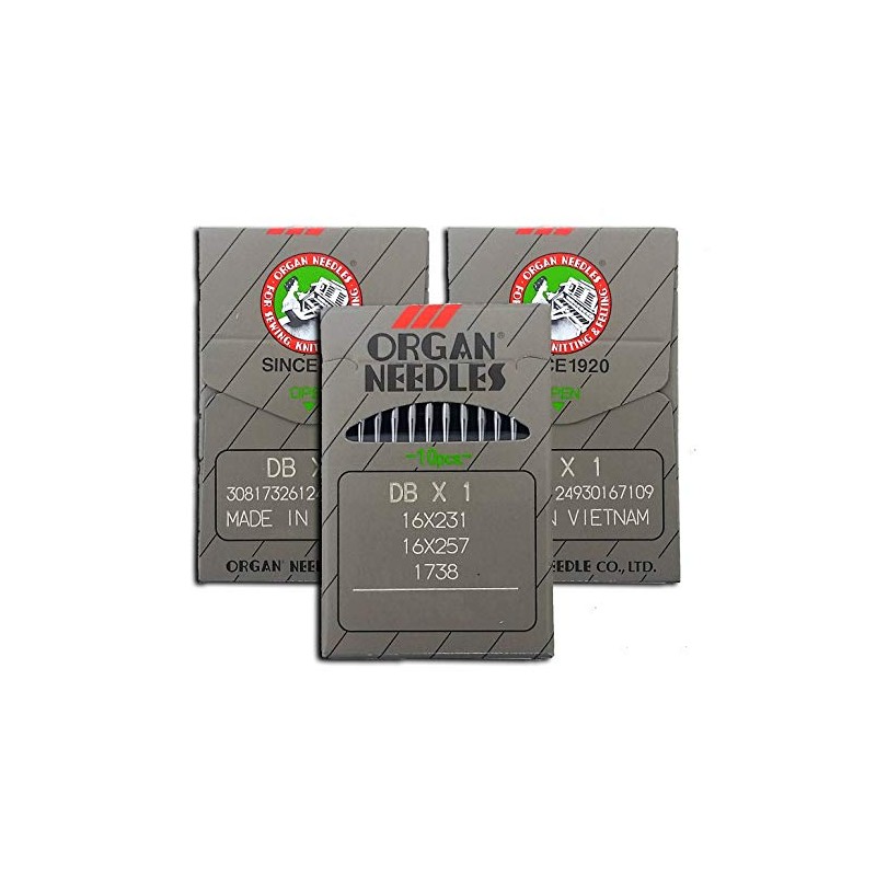 30 ORGAN DBx1 INDUSTRIAL SEWING MACHINE NEEDLES 16X231 16X257 FOR