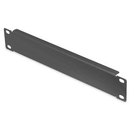 Digitus 1HE Blank Cover Plate 10 Inch 45 x 255 x 10 mm Black (RAL 9005)