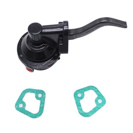 Black Mechanical Fuel Pump for Pontiac V8 301 400 326 389 421 428 455 Engine 6 PSI 1/4” NPT Inlet/Outlet