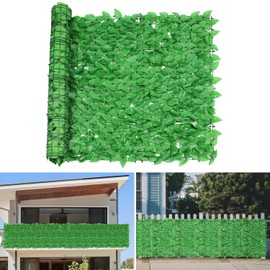 TANG Sunshades Depot 4'x10' FT Artificial Faux Light Green Laurel Privacy Fence Screen Leaf Vine Decoration Panel