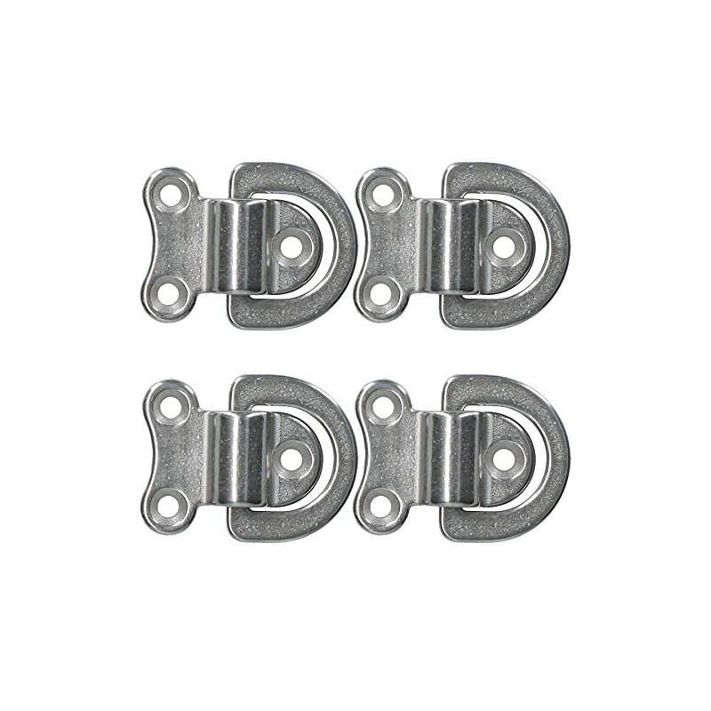 Folding Pad Eye Ring Tie Down Anchor Marine Grade 316