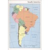 24"x36" Gallery Poster, cia map of south america 1976