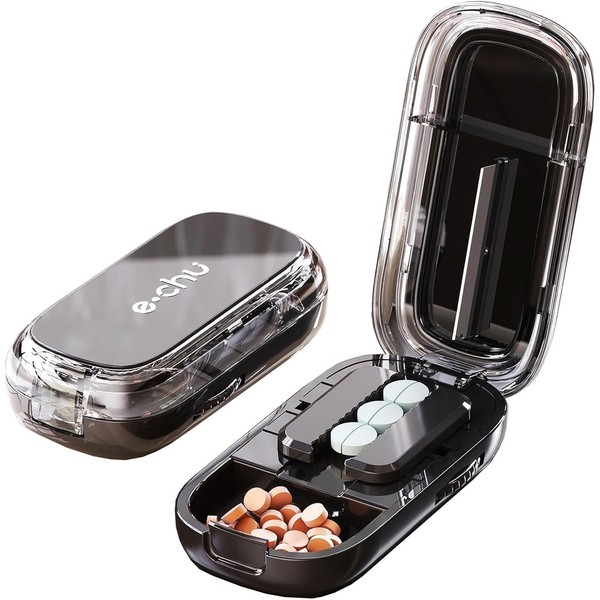 Zikenis Tablet Divider, Multiple Pill Cutter, for Small and Large