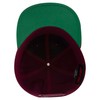 Joe's USA Koloa Surf Thruster Patch Logo Solid Snapback Hat-Maroon