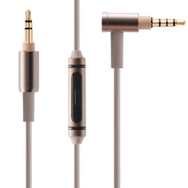 FAAEAL WH-1000XM5 Audio Cable Compatible for Sony WH-1000XM4 XM3 MDR-1000X Technica ATH-SR50BT M50xBT Headphones in-line Mic Control Headphone Cord Works on iOS/Android 4.9ft