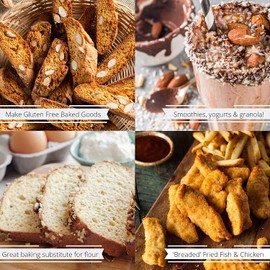 Gourmet Ground Almond Powder (Pure Kosher Meal) by Its Delish – 2 LBS Bulk Bag – Great Tasting Flour Substitute – All Natural Non-GMO Gluten Free – Keto Plant Based Diet Friendly