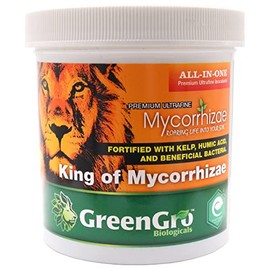 GreenGro Premium Ultrafine Myco - Mycorrhizal Inoculant & Water Soluble Root Enhancer from Superior Strains/Improves Nutrient Uptake & Eases Transplant/Indoor & Outdoor Plant Fertilizer (4 oz)