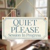 Quiet Please Session in Progress - Functional Small Office/Home Treatment