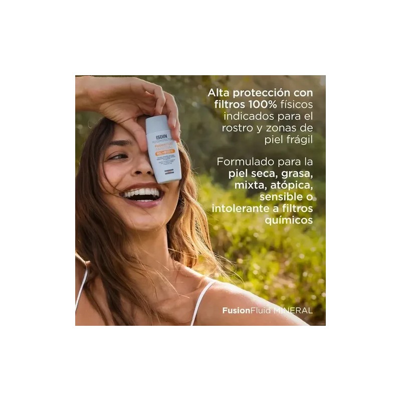 Fotoprotector Isdin Fusion Fluid Mineral Spf 50