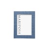 HEATHER BLUE FAUX GRASSCLOTH 5x7 FRAME |BLUE | TEXTILE |