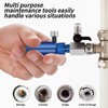 2PCS Broken Pipe Extractor Tool, Stripped Screw Extractor, Broken Faucet
