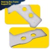 CHEDA Steering Box Frame Support Kit, Compatible with 73-87 Chevy