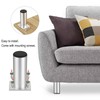 BSTKEY 4Pcs 4 Inch Aluminum Alloy Furniture Cabinet Legs -