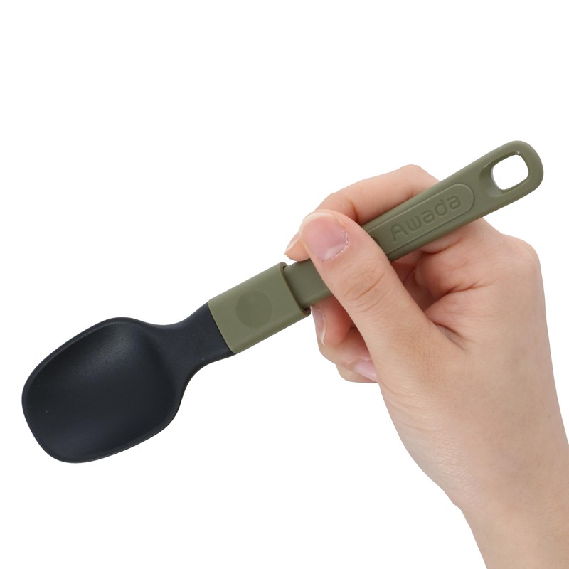 Takagi KANUCHI OUTDOOR x Awada Outdoor Folding Spoon, Easy to