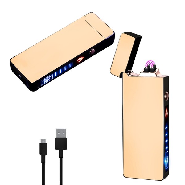 RSBYE Electric Lighter USB Lighters Dual Arc Lighter Rechargeable Lighter