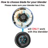 5 Fins Blade Replacement Parts Compatible with Nutri Ninja Blender