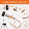 3X Low Pressure Gas Fireplace Failure Control Valve Kit Gas