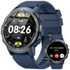 PYRODUM Men's Smartwatch with Phone Function, 1.43 Inch Military Smart