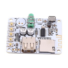 New Bluetooth Audio Receiver Microphone Amplifier USB TF FM MP3 Decoder WMA WAV FLAC Player #2
