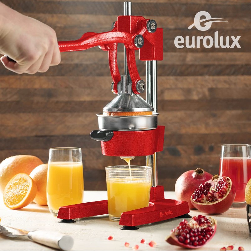 Eurolux Cast Iron Citrus Juicer | Extra-Large Commercial Grade Manual