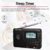 Retekess V115 FM AM SW Radio Digital Rechargeable MP3 Record