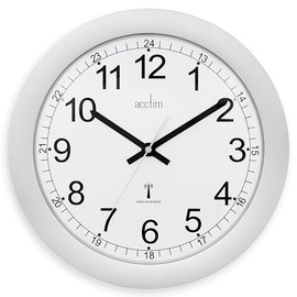 Acctim Forimia RC Wall Clock 30cm Silver 74417