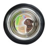 Fancy Pets Plato de Acero Inoxidable con Antiderrapante para Perro