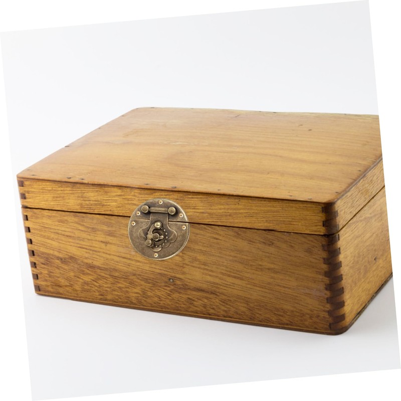 Operitacx Necklace Box Lock Bronze Box Buckle Furniture Accessory Strong