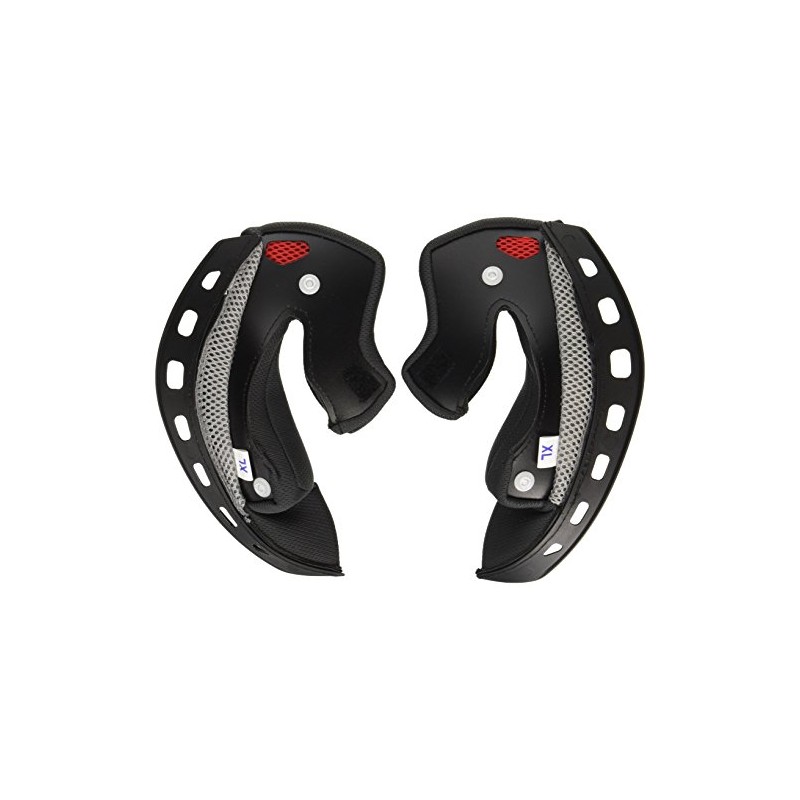 OGK KABUTO(オージーケーカブト) KAMUI チークパッドセットダークグレー XL(20mm)