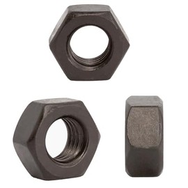 M10 Hexagon Full Nuts Black Zinc Flake DIN 934 cl. 8 (Pack of 20)