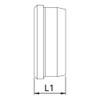 RIEGLER 159351-SR6SST Cutting Ring, Tube Outer Diameter 6 mm, PN
