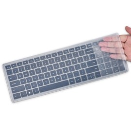 Keyboard Cover Skin for Dell Pro Plus Wireless Compact Keyboard - KM7120W KB740, Dell KM7120W Desktop Keyboard Protector, Clear