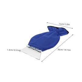 ABOOFAN Ice Scraper Mitt with Glove for Cars Multifunctional Windshield Snow Remover Tool for Efficient Frost and Durable Construction for Harsh Winter Conditions